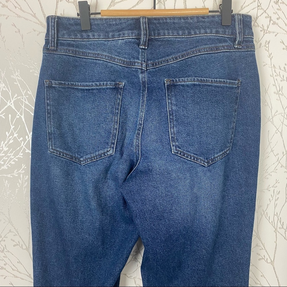 REWASH Super Hi-Rise Mom Jeans 29 Raw Step Hem Distressed - Picture 8 of 14
